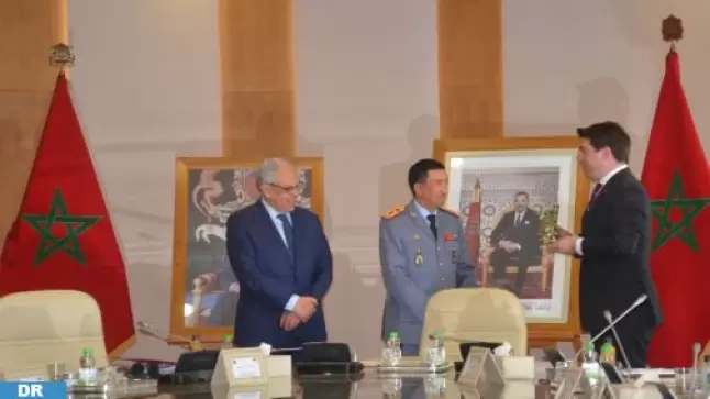 لوديي يستقبل الوزير المنتدب في الدفاع الألماني