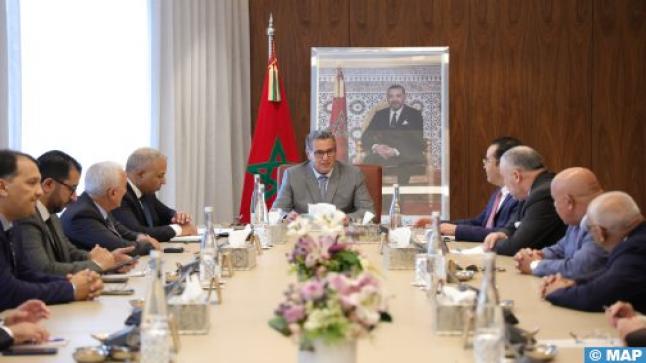 ￼￼￼￼￼ أخنوش يلتقي رؤساء غرف التجارة والصناعة والخدمات￼