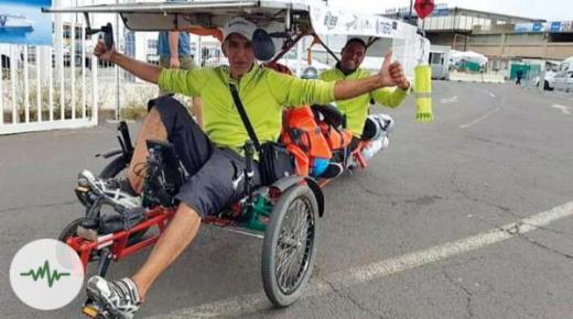 من العيون إلى دبي.. مغامران مغربيان يخوضان تحديا بيئيا على متن دراجة رباعية العجلات ذات دفع شمسي￼