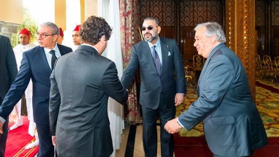 الملك محمد السادس يجري اتصالا هاتفيا مع غوتيريش بشأن الوضع بالكركرات..