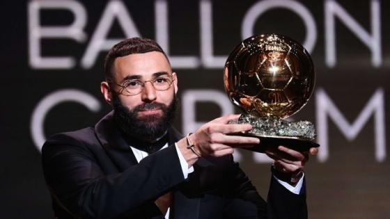 بنزيمة يفوز بجائزة الكرة الذهبية لأفضل لاعب في العالم