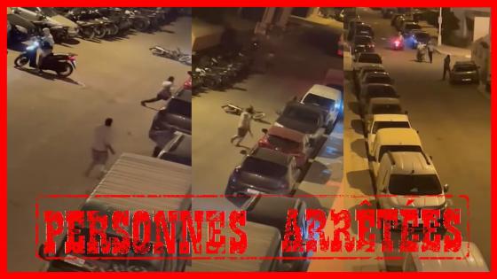 تخريب سيارات بسبب خلاف مع حارس ليلي والأمن يتدخل بالسرعة القصوى..