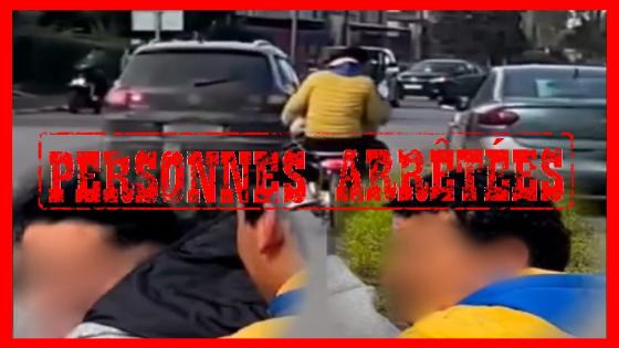 توقيف شخصين متورطين في سرقة حقيبة سيدة بالشارع العام
