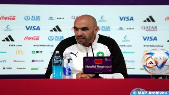 كأس العالم (قطر 2022) .. نتيجة التعادل أمام كرواتيا “إيجابية جدا” (وليد الركراكي)
